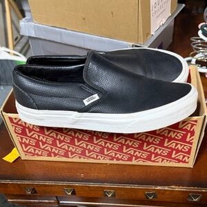 Vans slide on shoes